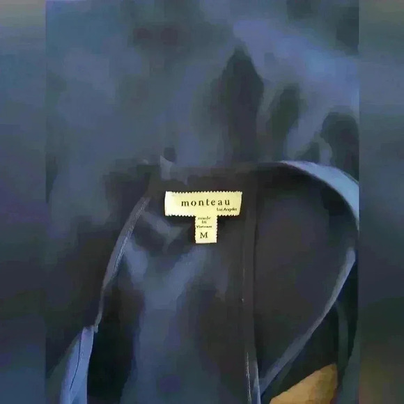 Monteau Women's Sleeveless Top Lace Embroidery Keyhole Blouse Tank Size M - Picture 2 of 5